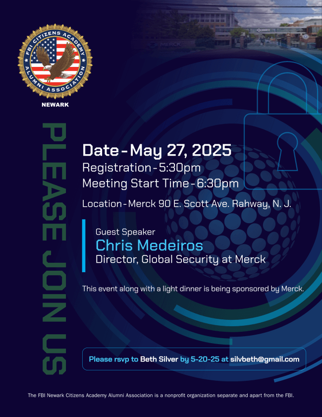 FBI Newark CAAA May Member Meeting